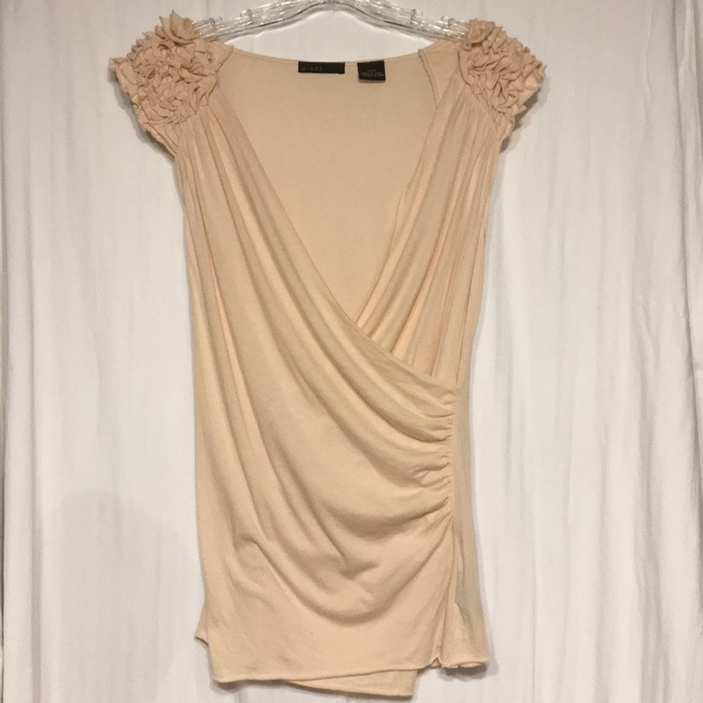 Light peach top by Press NWOT